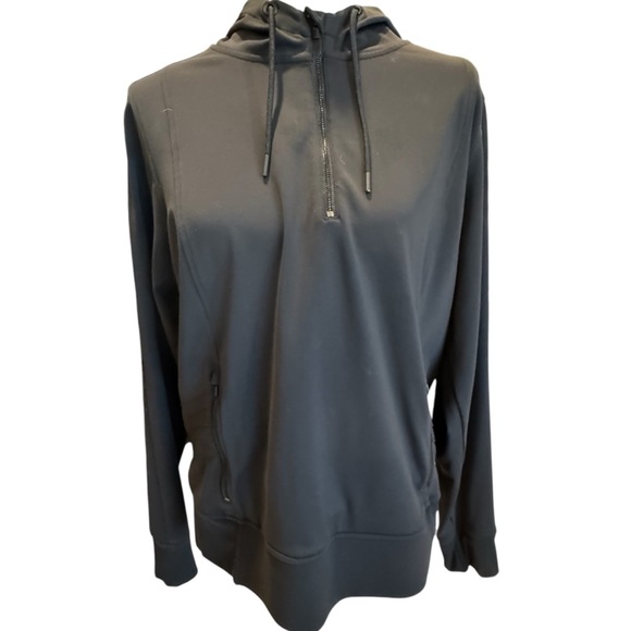 Athleta Black Hoodie Sweatshirt - Picture 1 of 5